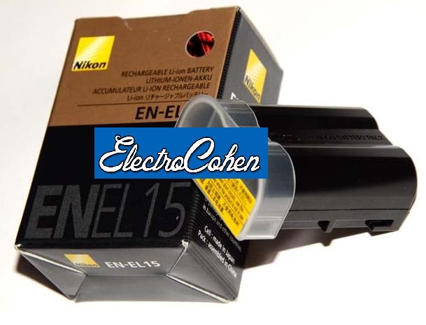 סוללה מקורית למצלמה ENEL15 NIKON