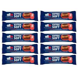 חטיפי חלבון שוקולד חלב קרמל  EXTRA SOFT אול אין -10 יחידות