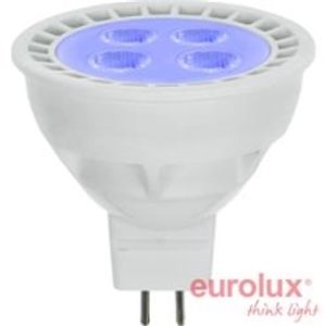 דיקרויקה 4 וואט כחול חיבור GU5.3 12V יורולוקס