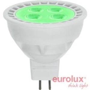 דיקרויקה 4 לדים 1 וואט ירוק חיבור GU5.3 12V יורולוקס