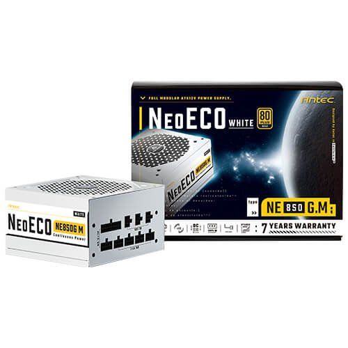 ספק כוח Antec NeoEco Gold Modular 850W White 120mm Silent Fan 0-761345-11230-7