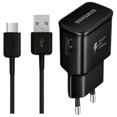 מטען 15W Travel Adapter + USB A to C Cable טלפונים סמסונג