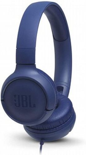 אוזניות JBL Tune T500 קשת חוטיות צבע כחול עם מיקרופון מובנה - אחריות מודן