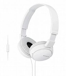 אוזניות קשת חוטיות למוזיקה עם מיקרופון Sony דגם ZX110AP