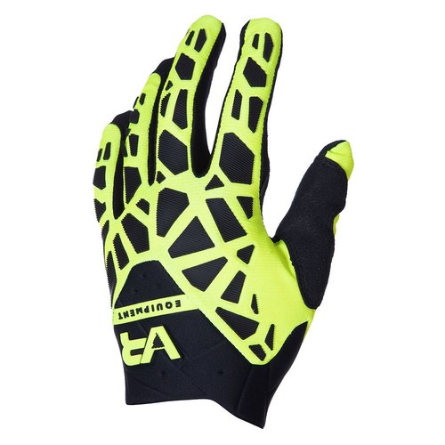 כפפות רכיבה שחור / צהוב  - VR46 MX RACING GLOVE