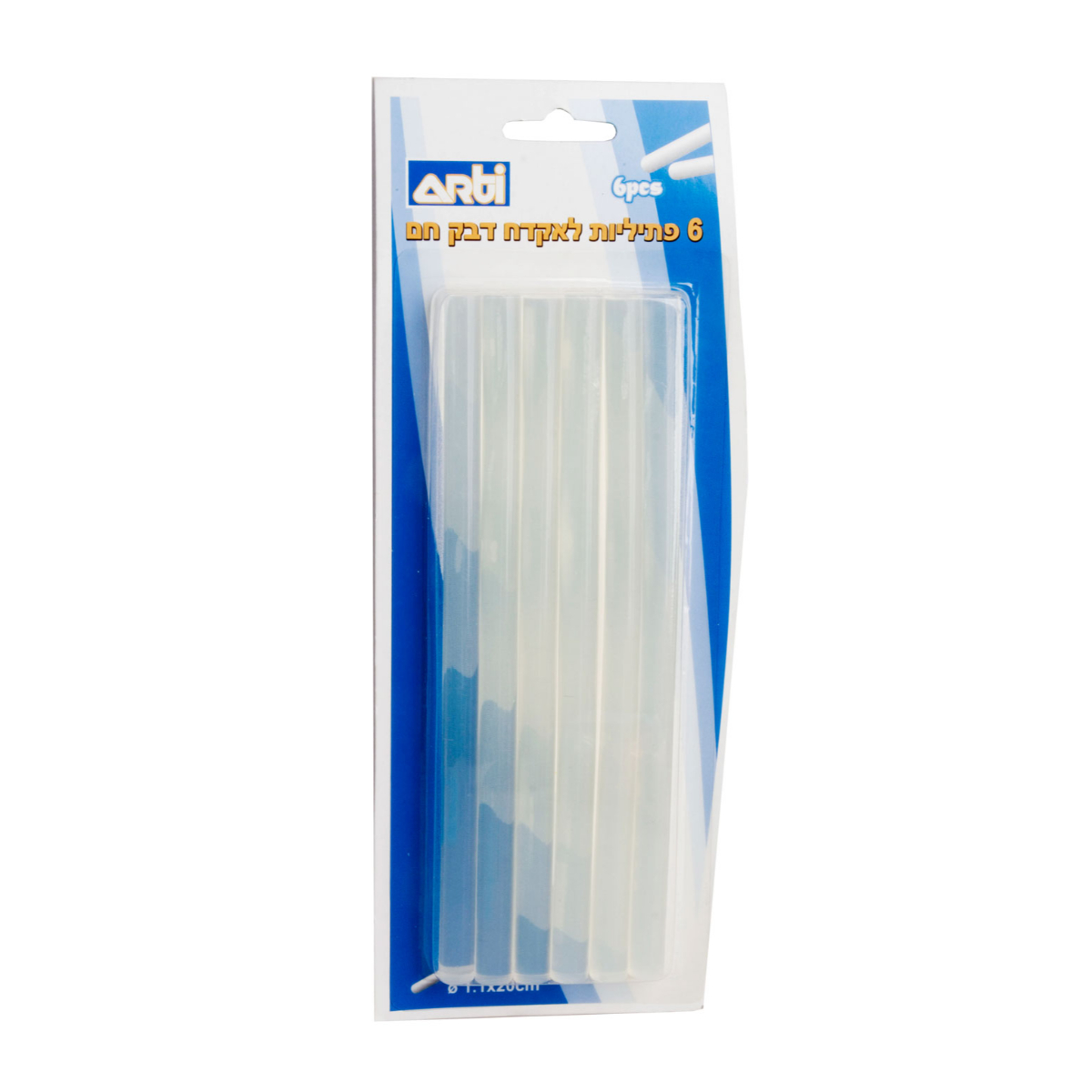 סט 6 פתיליות דבק חם - Arti