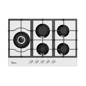 כיריים גז 5 להבות לבן Midea דגם 75G50ME060