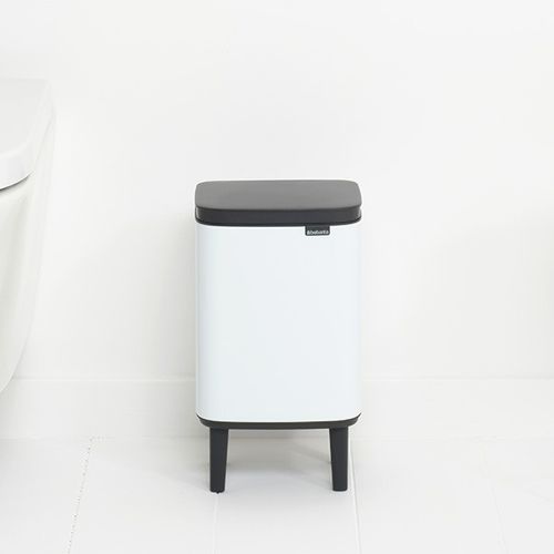 פח אשפה לשירותים 7 ליטר BO - לבן Brabantia