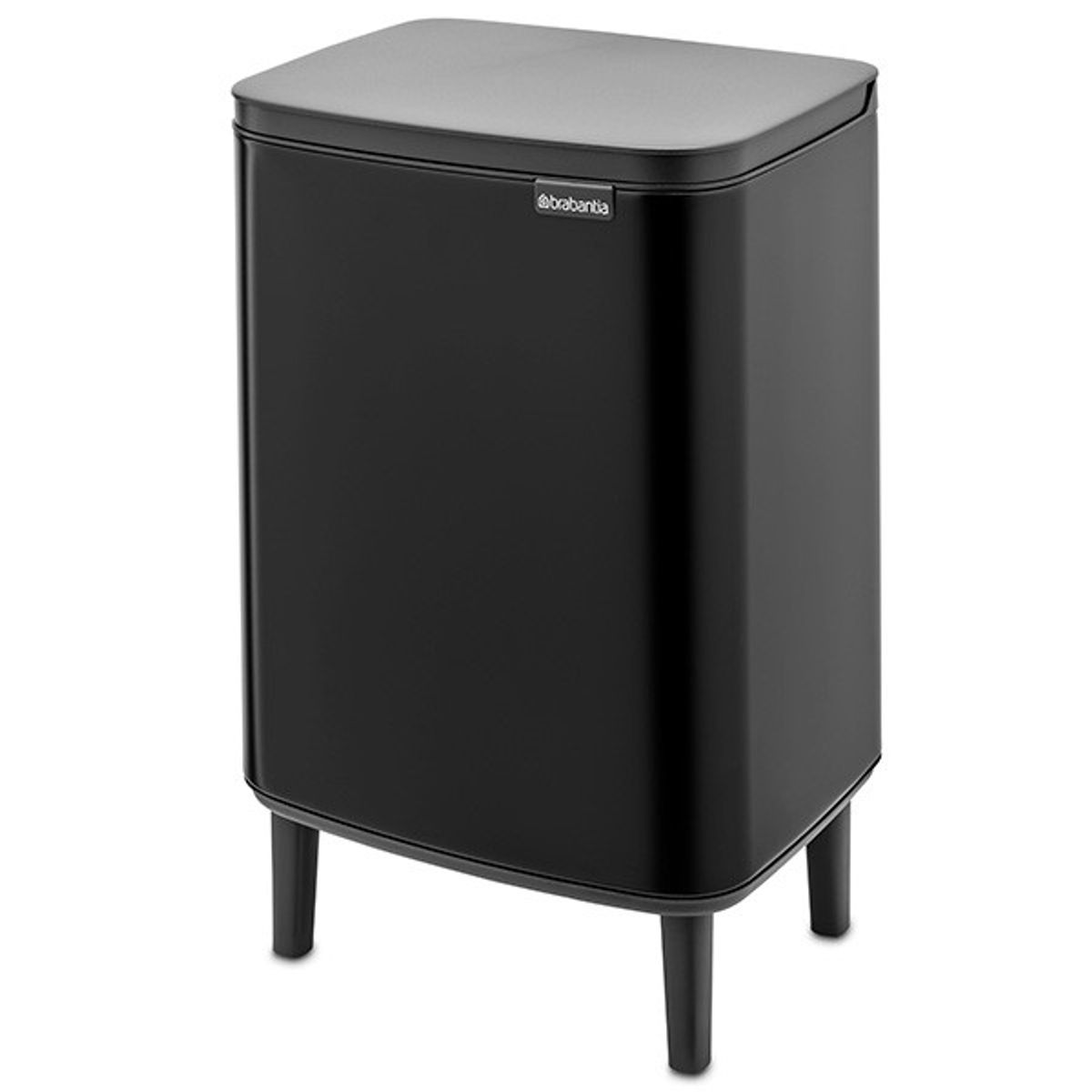 פח אשפה לשירותים 4 ליטר BO - שחור מט Brabantia