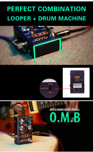 פדל לופר ומכונת תופים  Joyo R-06 O.M.B Looper/Drum Machine