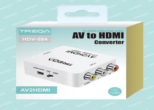תמונת מוצר נוספת  מתאם AV TO HDMI 