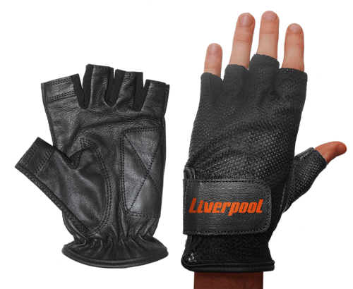כפפת עור למתופף מידה L מבית LIVERPOOL
