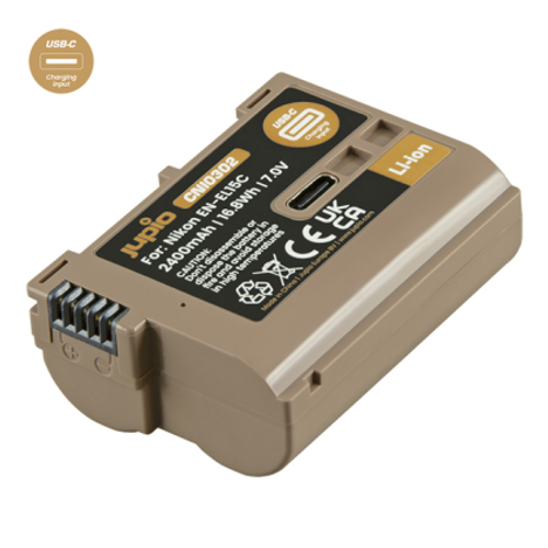 סוללת ליתיום Jupio EN-EL15C *ULTRA* (USB-C input) 2400mAh