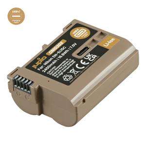 סוללת ליתיום Jupio EN-EL15C *ULTRA* (USB-C input) 2400mAh