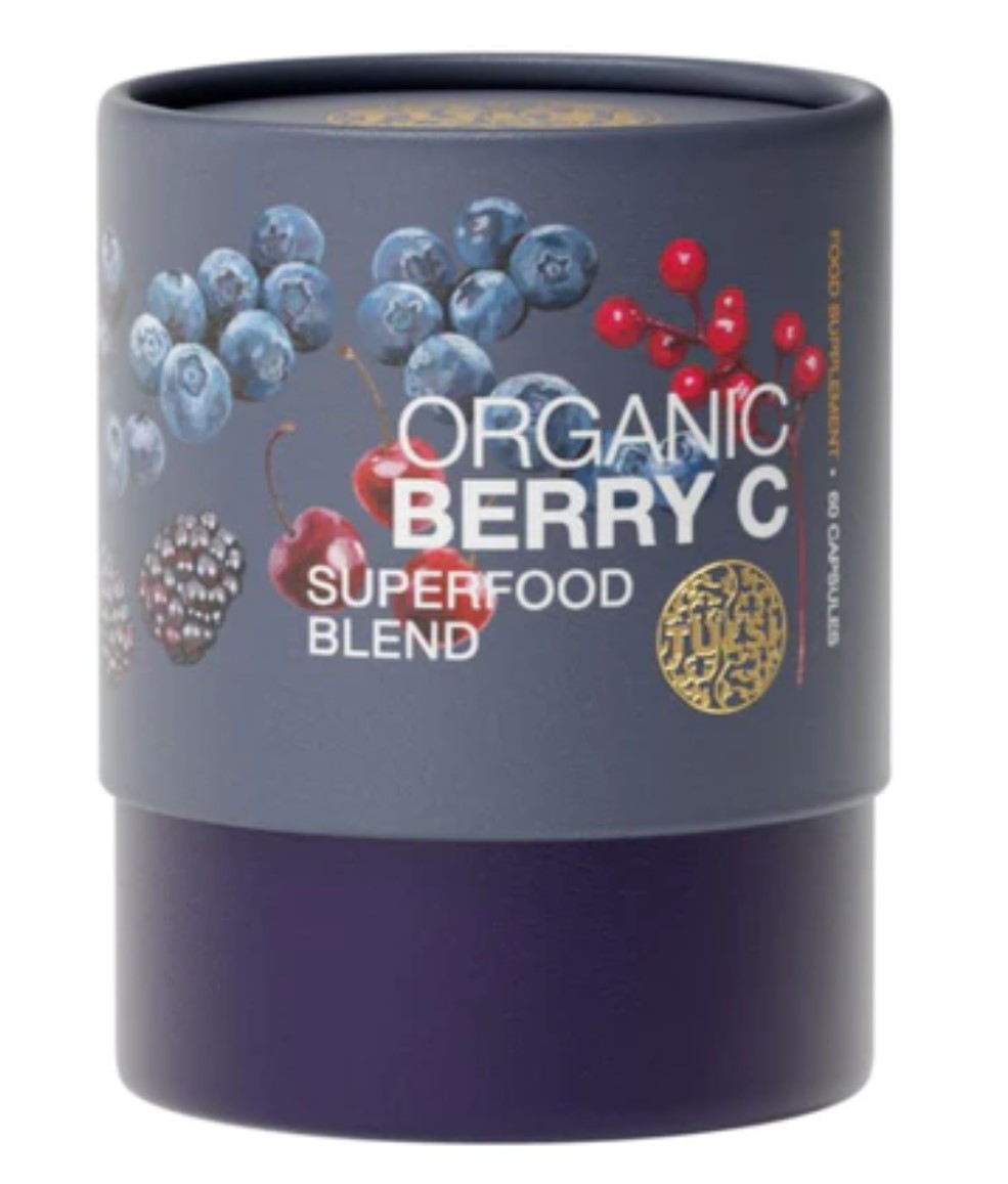 ויטמין C טבעי ברי C 60 כמוסות | Organic Berry C Superfood Blend