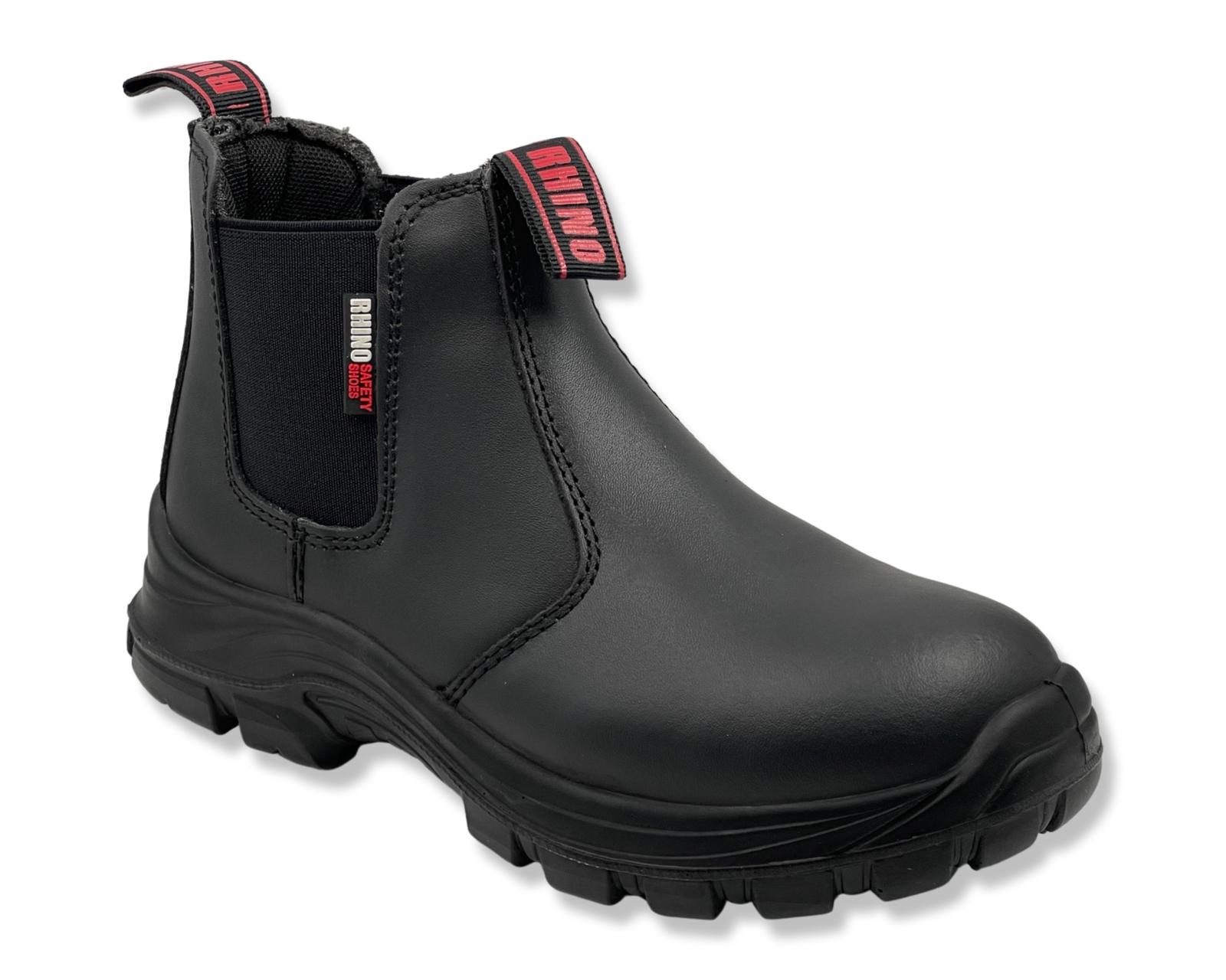 נעלי עבודה מקצועיות מעור  RHINO GAAWA S3 בצבע שחור RH40050BK