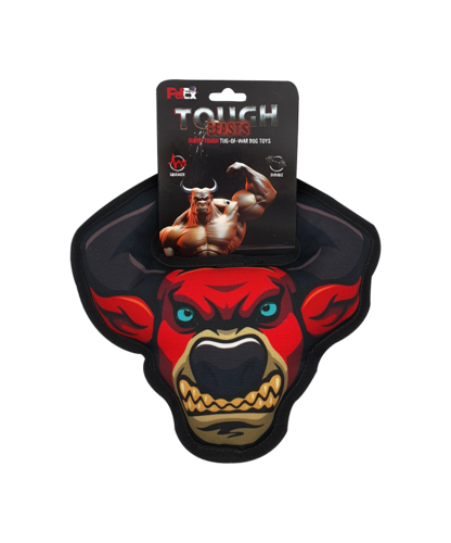 פטקס כלב בובה ראש שור - 6X24 ס
