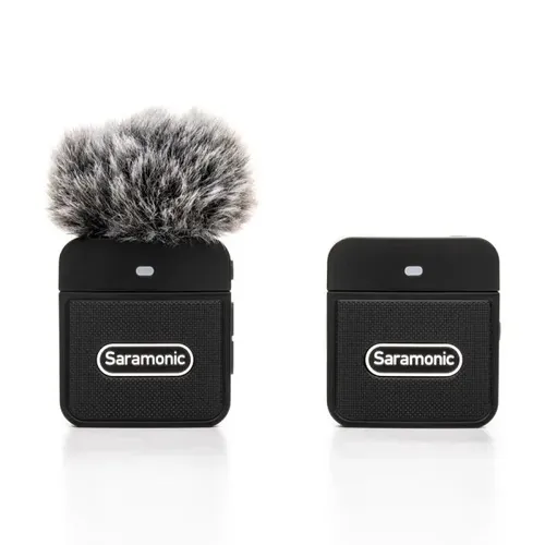 משדר ומקלט אלחוטיים עם מיקרופון דש מובנה Saramonic Blink100 B1