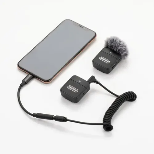 משדר ומקלט אלחוטיים עם מיקרופון דש מובנה Saramonic Blink100 B1