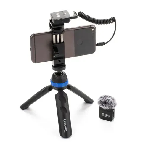 משדר ומקלט אלחוטיים עם מיקרופון דש מובנה Saramonic Blink100 B1