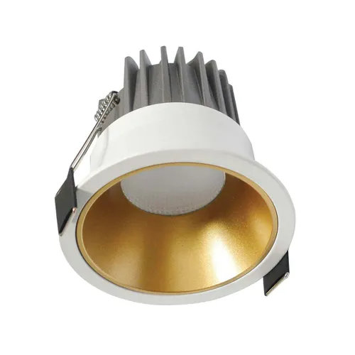 שקוע תקרה  12W ק8.5 לבן+זהב CCT