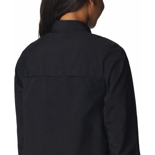 חולצה ארוכה שחורה לנשים SILVER RIDGE 3 L/S מבית קולומביה Columbia