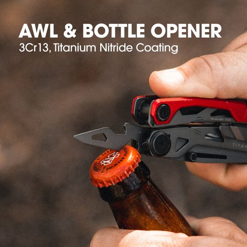 Ti Pocket Multi Tool- ערכת כלים טיטניום נעילת הכל-ב-אחד