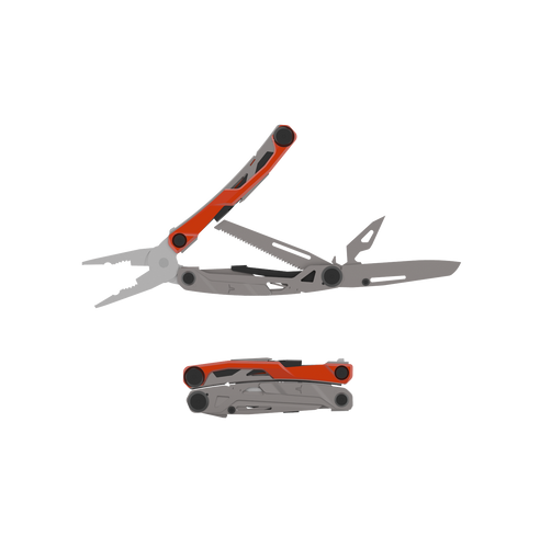 Ti Pocket Multi Tool- ערכת כלים טיטניום נעילת הכל-ב-אחד