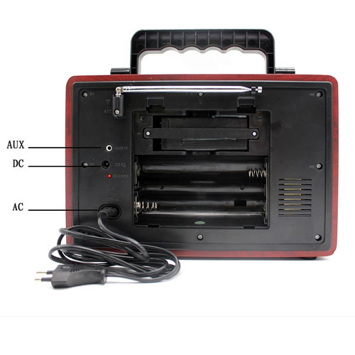 רדיו בעיצוב רטרו בלוטוס Kemai Portable Rechargeable Radio MD1800BT