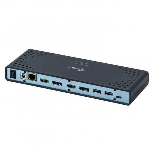 תחנת עגינה לתצוגה כפולה USB 3.0 / USB-C / Thunderbolt 3