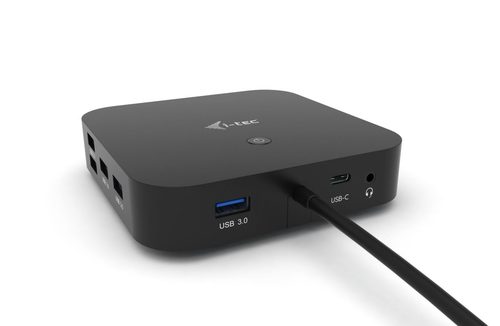 תחנת עגינה USB-C עם תצוגה כפולה 100W