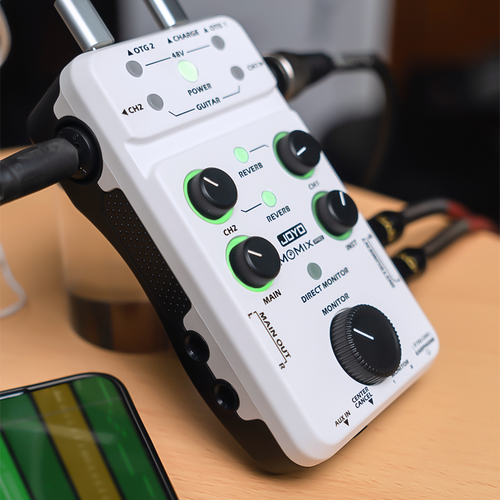 מיקסר מקצועי לסמארטפונים 4 ערוצים Joyo Momix PRO