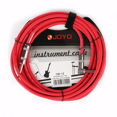 כבל לגיטרה אדום 4.5 מטר ישר-זווית  JOYO CM-12RD  PL-PL