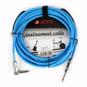 כבל לגיטרה כחול 4.5 מטר ישר-זווית  JOYO CM-12BL PL-PL