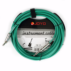 כבל לגיטרה ירוק 4.5 מטר ישר-זווית  JOYO CM-12GR PL-PL
