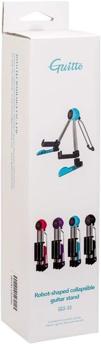 סטנד לגיטרה מתקפל צבע שחור Guitto GGS-03 Robot shaped