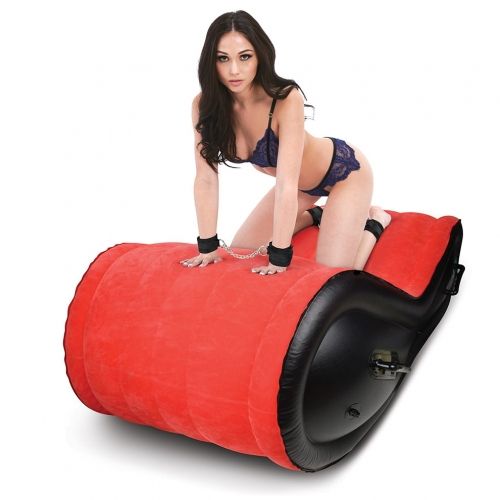 ספת תנוחות סאדו מתנפחת עם אזיקים לידיים ולרגליים Lux Fetish - 6 PC Inflatable BDSM Sex Sofa Set