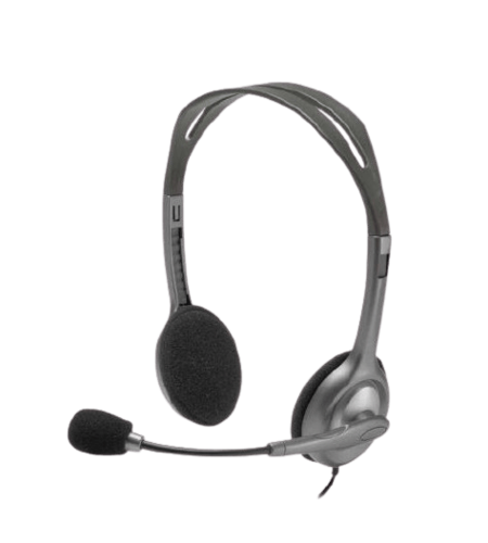 אוזניות סטריאו+מיקרופון Logitech H111 Stereo 1X 3.5MM