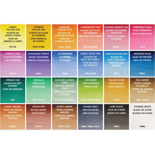 סט 24 צבעי מים בקוביות  COTMAN WATERCOLOUR בקופסת מתכת