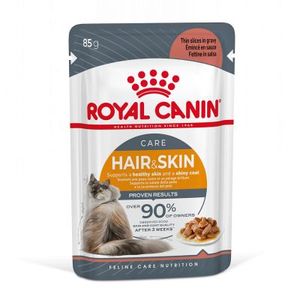 רויאל קנין Royal canin פאוץ' לחתול-הייר אנד סקין ברוטב 85 ג'