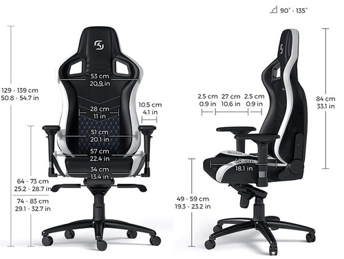 כסא גיימניג Noblechairs EPIC Gaming Chair SK Gaming Edition