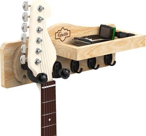 סטנד תליה לקיר מעץ לגיטרה רב שימושי Guitto GGS-09
