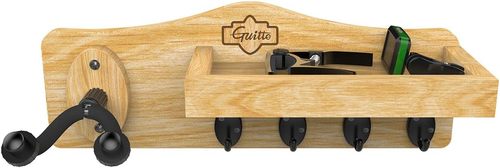 סטנד תליה לקיר מעץ לגיטרה רב שימושי Guitto GGS-09