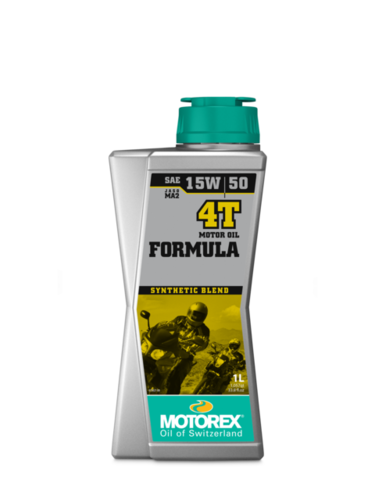 שמן מנוע מוטורקס 4 פעימות 15W50 נפח 1 ליטר - MOTOREX FORMULA 4T
