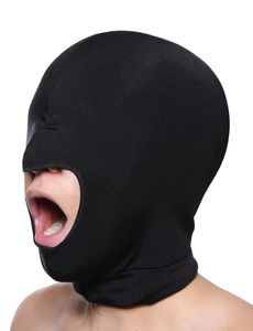 מסיכת פנים סגורה מקצועית עם פתח לחדירה | XR Brands - Blow Hole Open Mouth 