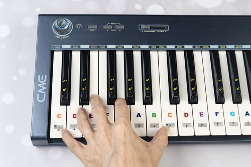 מדבקות סימון לאורגן/פסנתר Guitto  GFM-02