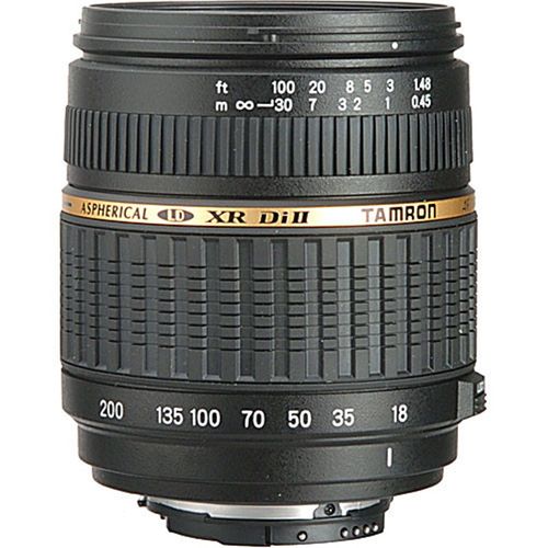 עדשה טמרון Tamron for Nikon 18-200mm f/3.5-6.3 XR Di-II LD Aspherical Zoom Wide Angle Macro - יבואן רשמי