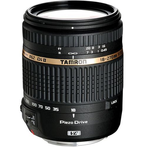 עדשת טמרון Tamron for Nikon 18-270mm F/3.5-6.3 Di II VC PZD - יבואן רשמי