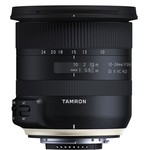 עדשת טמרון Tamron for Nikon 10-24mm f/3.5-4.5 Di II VC HLD - יבואן רשמי