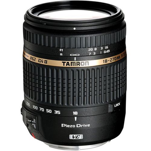 עדשה טמרון Tamron for Canon AF 18-270MM F/3.5-6.3 DI-II VC - יבואן רשמי
